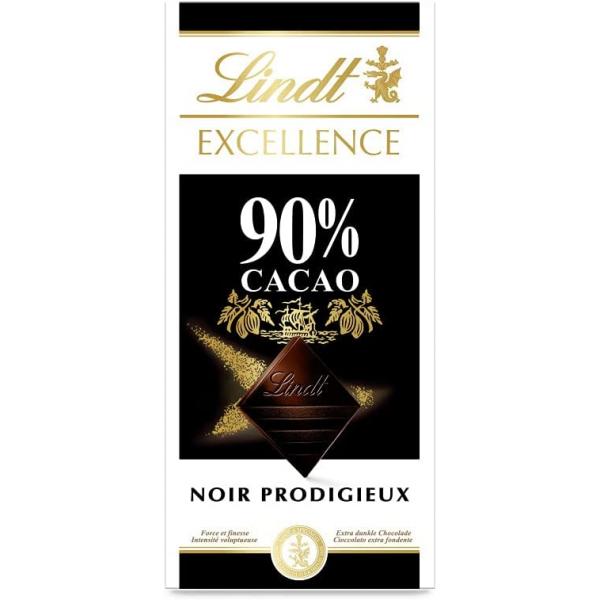 LINDT EXCELLENCE - 90 % cacao noir prodigieux