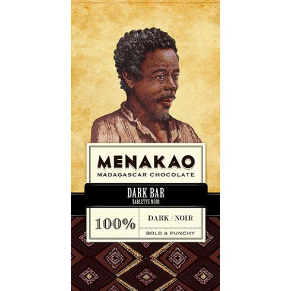 MENAKAO - Tablette 100 % aux fèves de cacao 