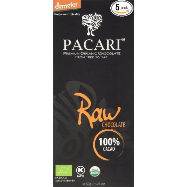 PACARI Tablette Cacao Cru 100 % 
