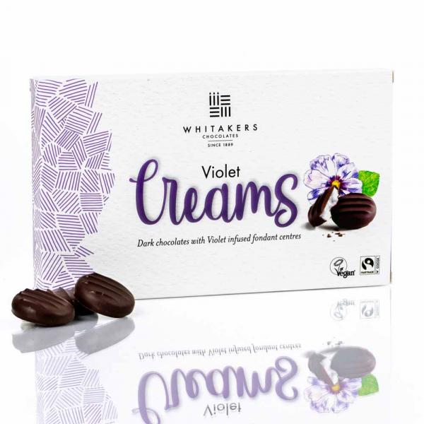 WHITAKERS CHOCOLATES – Dark Chocolate Violet Creams 